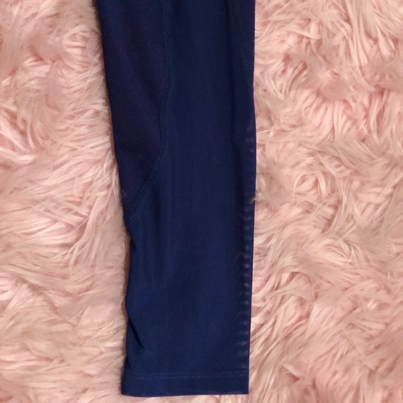 Gymshark Blue Ladies Training Mesh leggings - Picture 5 of 7